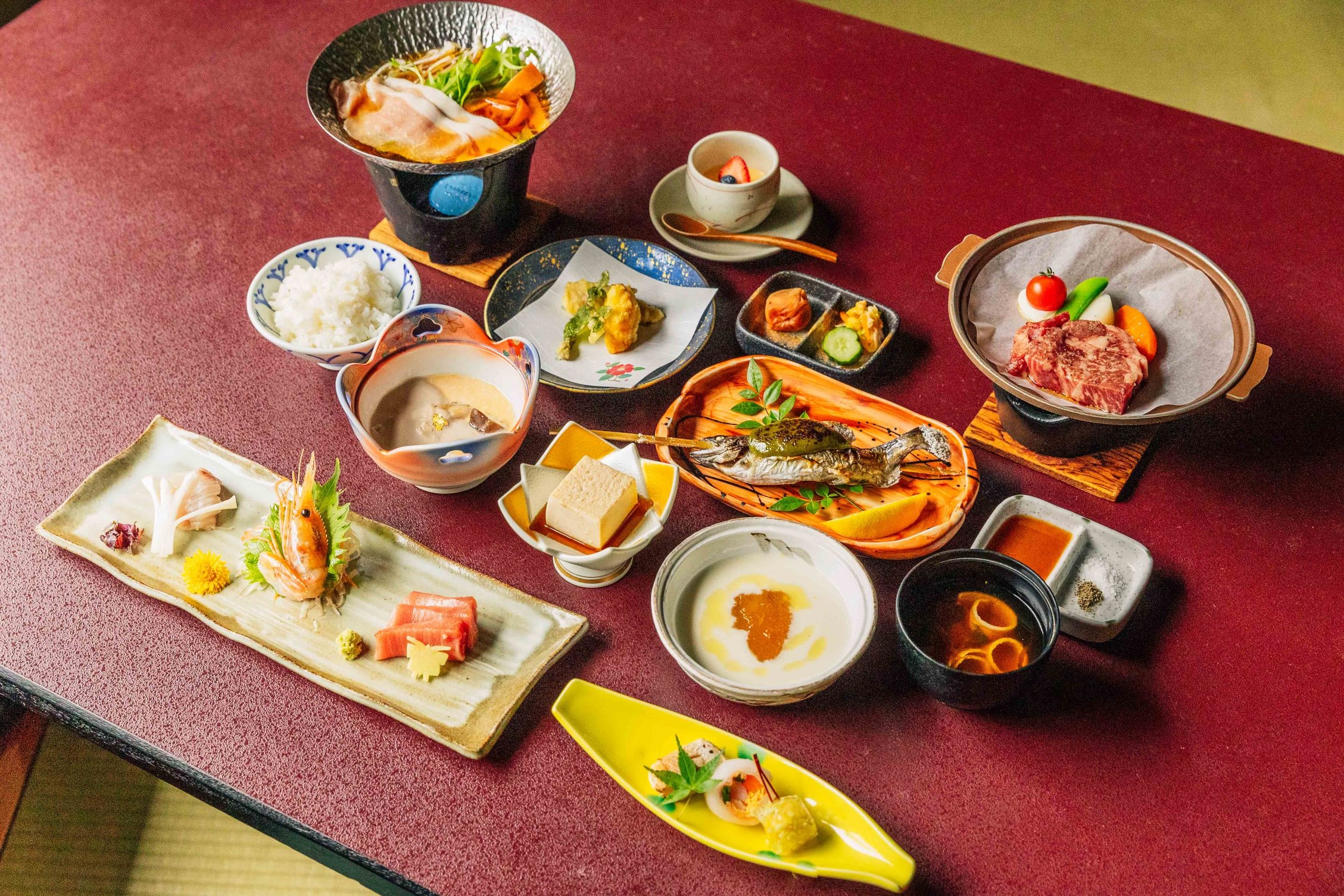 ◆一番人気／朝夕個室食◆　夕食・朝食共に、リニューアルした個室会食場で【　山形牛ステーキ付プラン　】