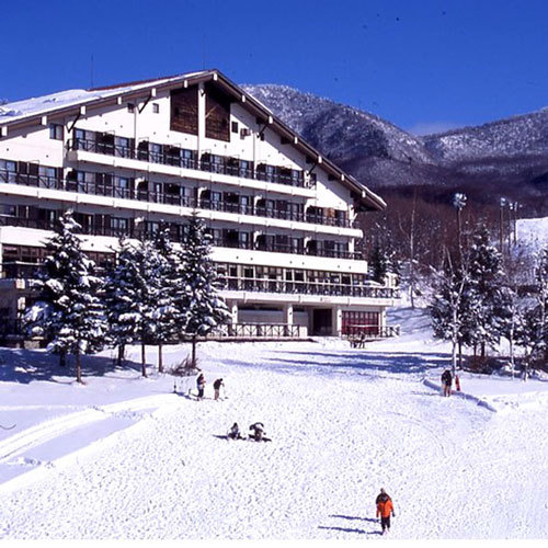 *Hotel exterior in winter