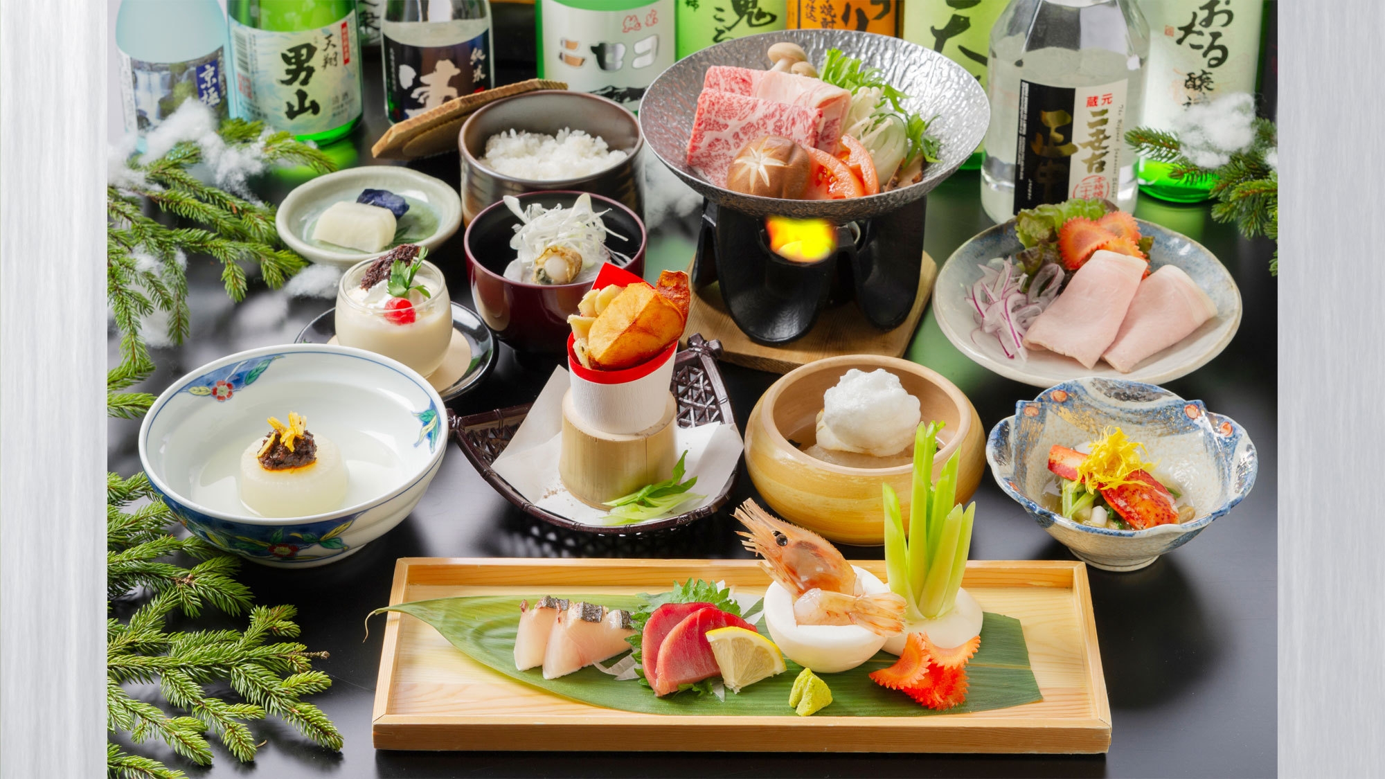 【ニセコの冬を味わう】道産旬食材堪能〜冬季限定創作和食膳〜