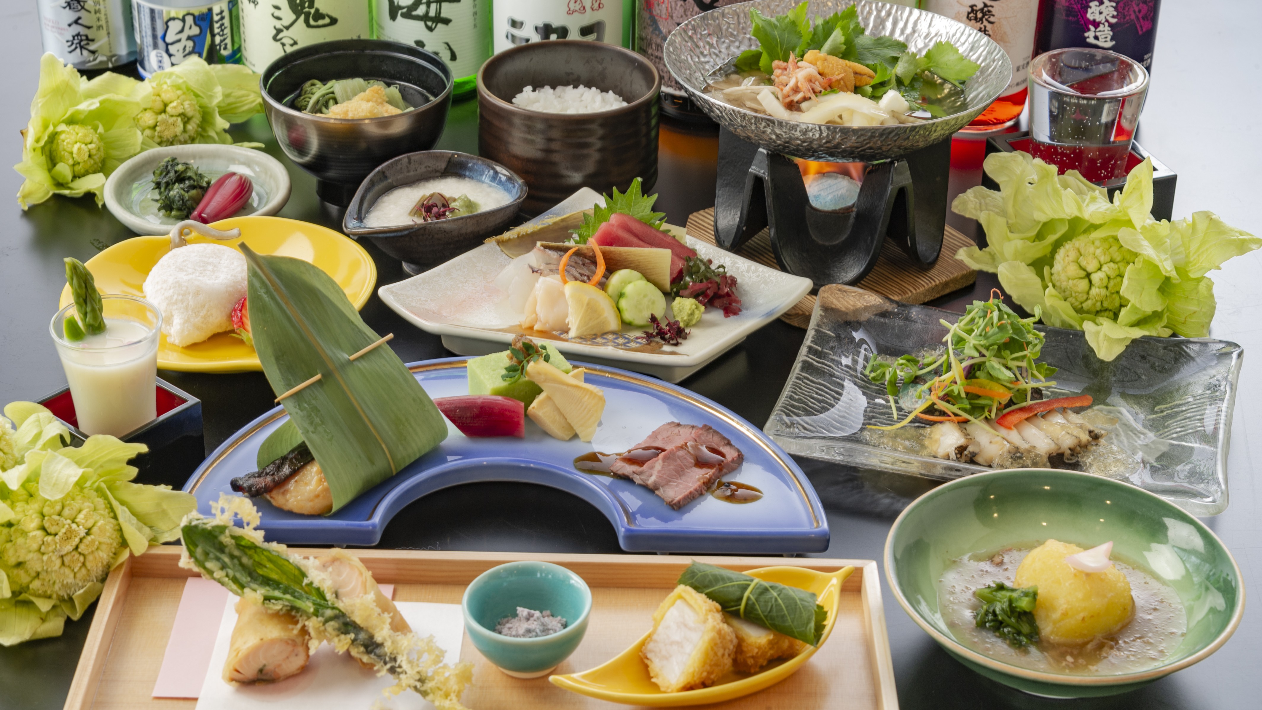 春の基本和食膳／料理長厳選の特選素材をふんだんに使用した基本和食膳です。（イメージ）