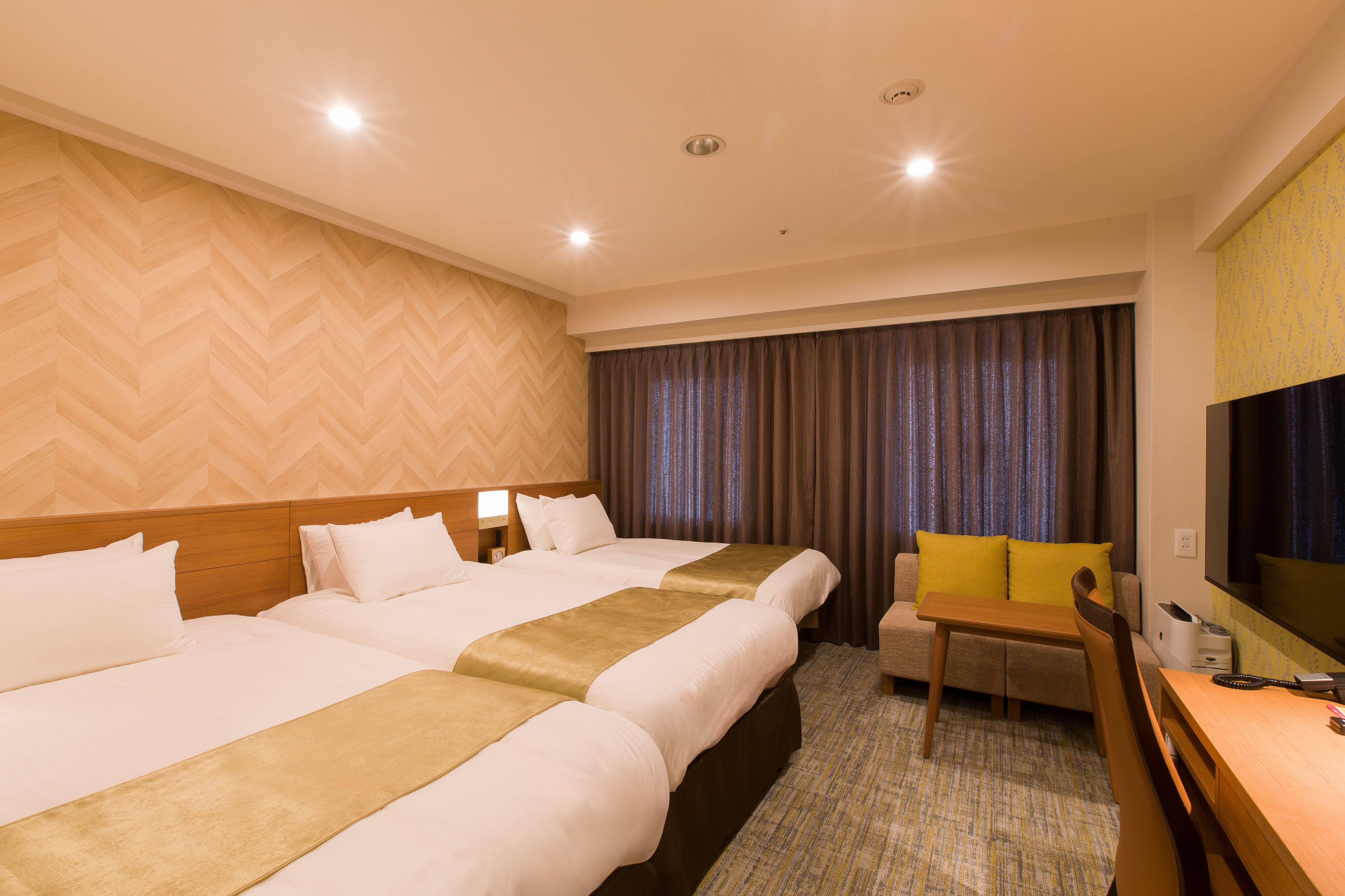 ツインルーム(トリプル３名利用)