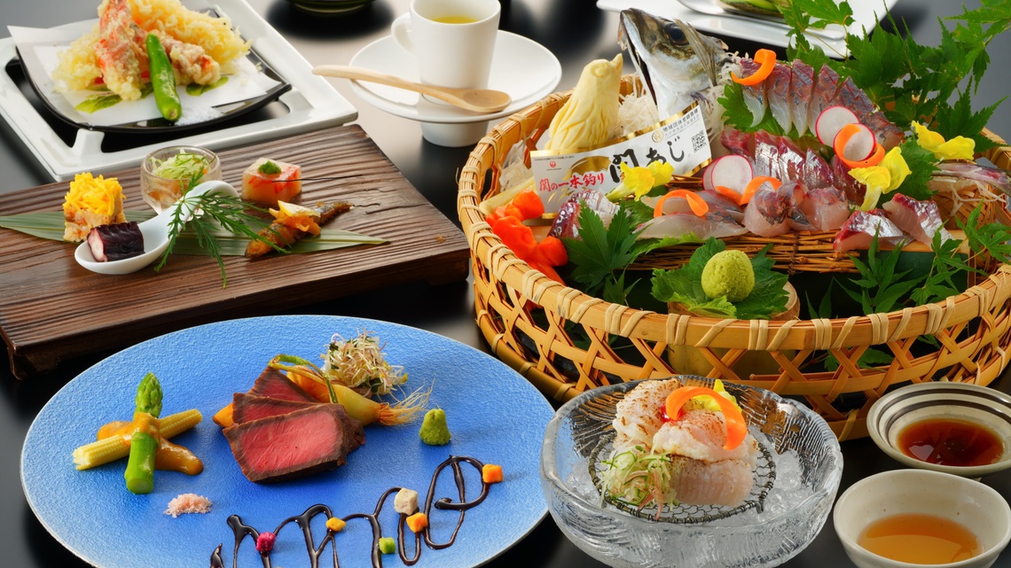【6月〜9月限定】夏の味覚　鱧＆関あじを贅沢に堪能「特選・椿会席」グレードアッププラン（2食付）