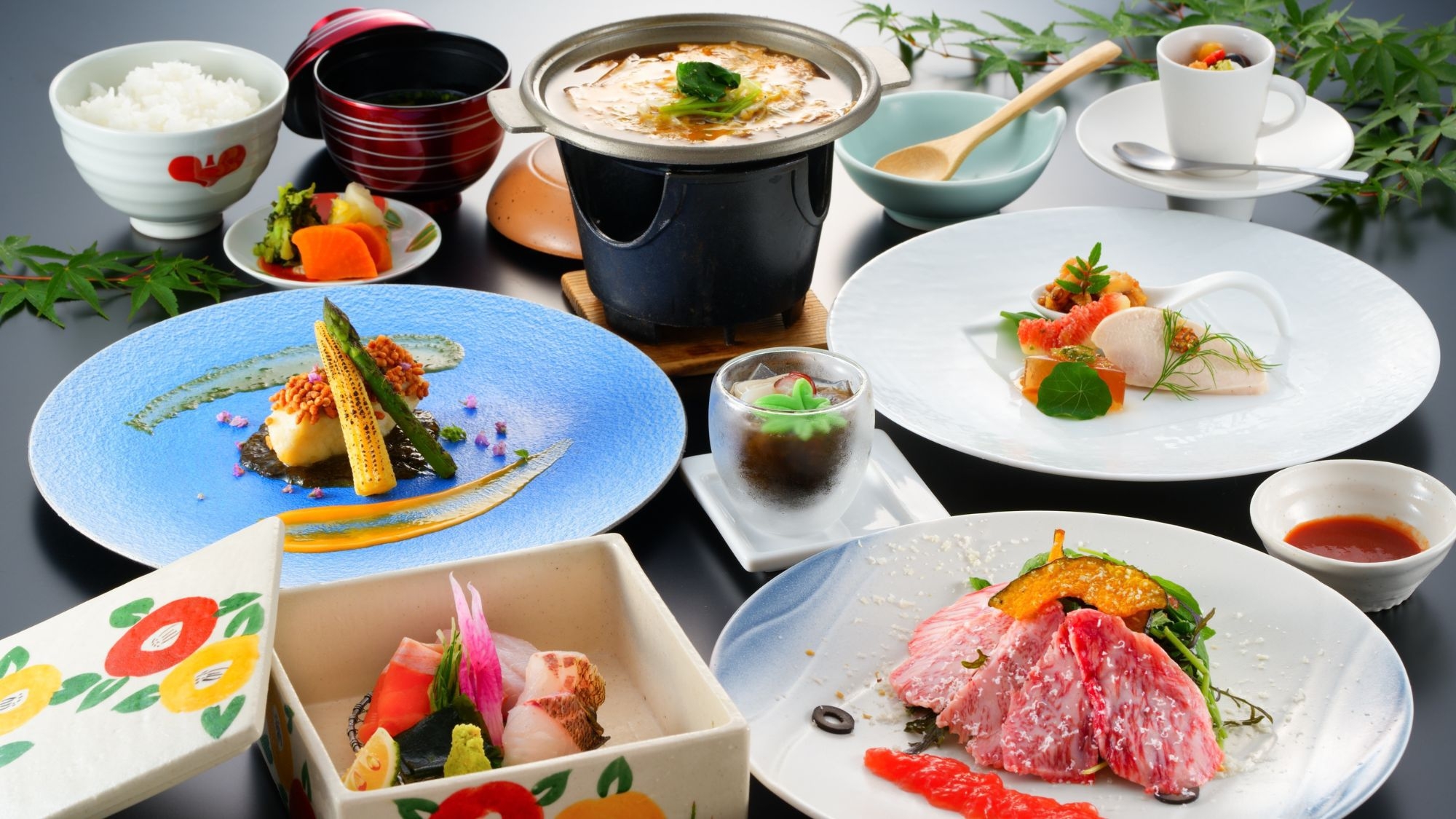 【さき楽30】30日前のご予約でお得！「花べっぷ会席」を堪能（2食付）