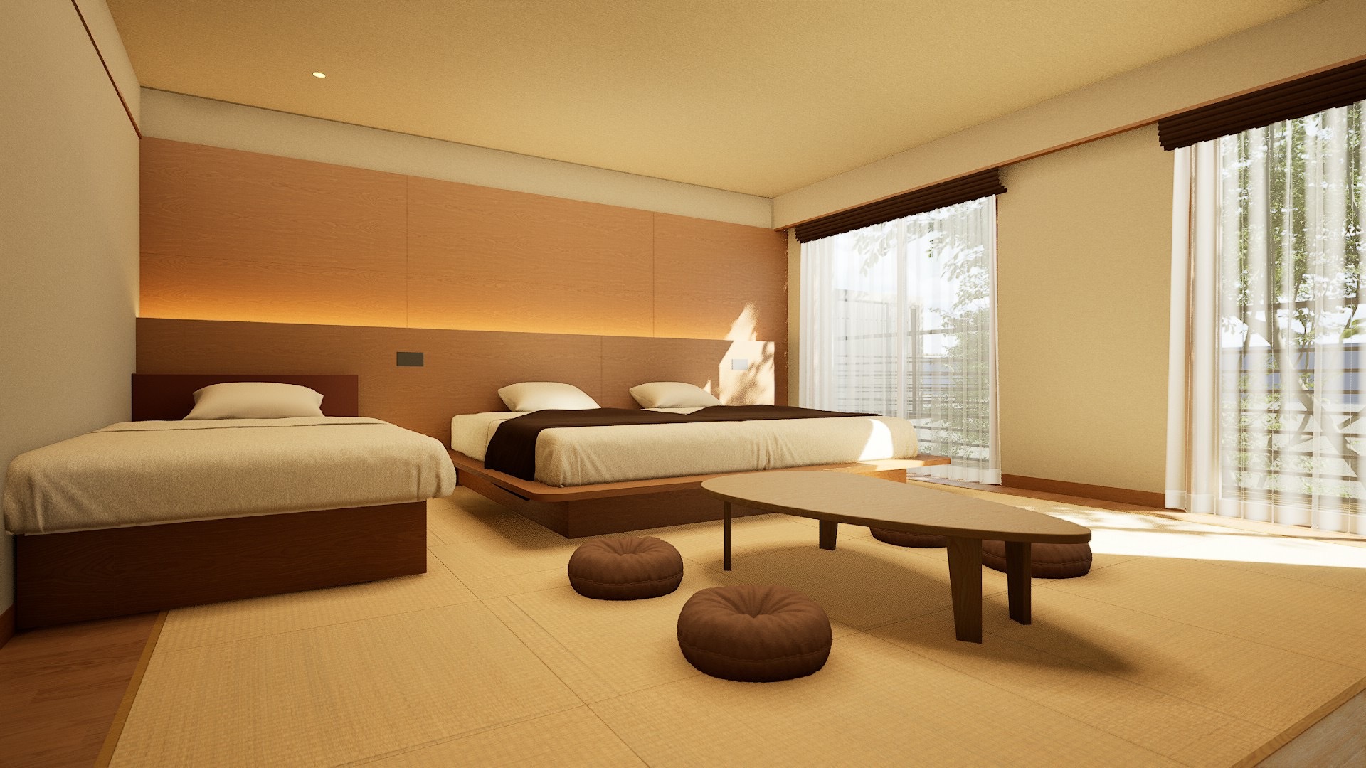 リニューアル和洋室「千鳥・夢あかり」（イメージ）