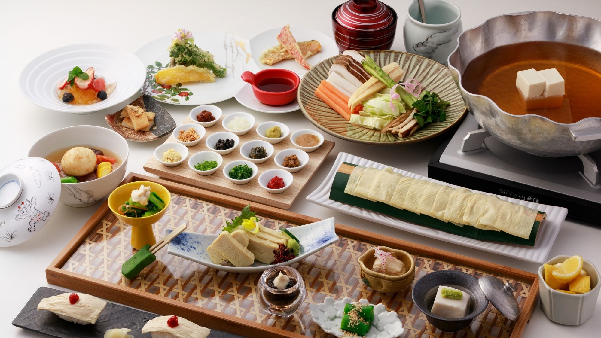 ■花べっぷ会席｜ベジタリアン夕食　※イメージです
