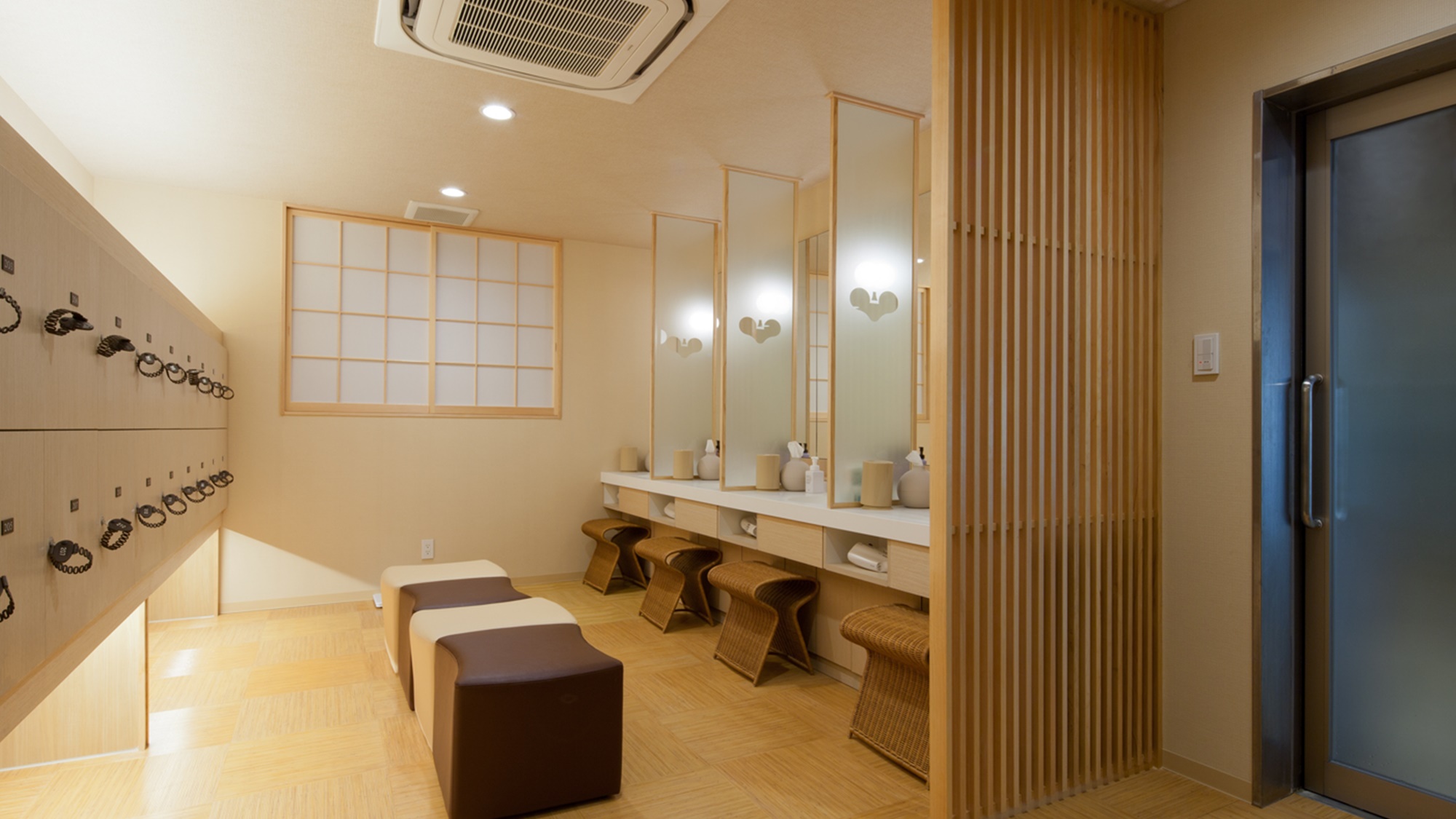 大浴場|女湯「乙姫」脱衣所