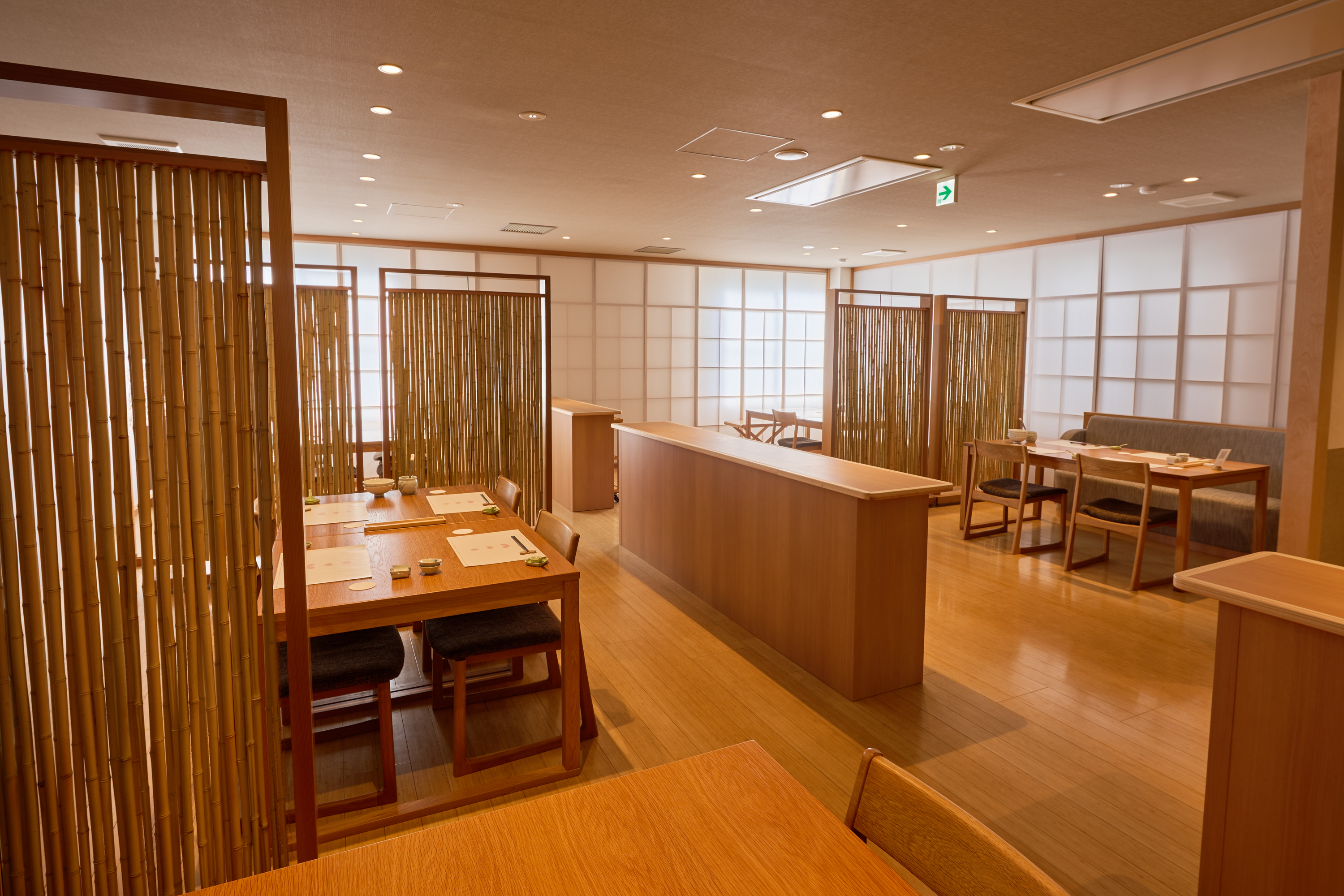 リニューアルしたレストラン「胡蝶」