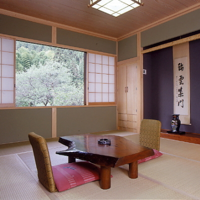 Ruang utama bergaya Jepang