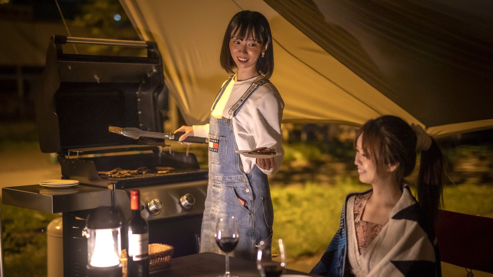 秋季《1日3組限定》夕食は19時からプライベートデッキでBBQ！(夕朝食付き)