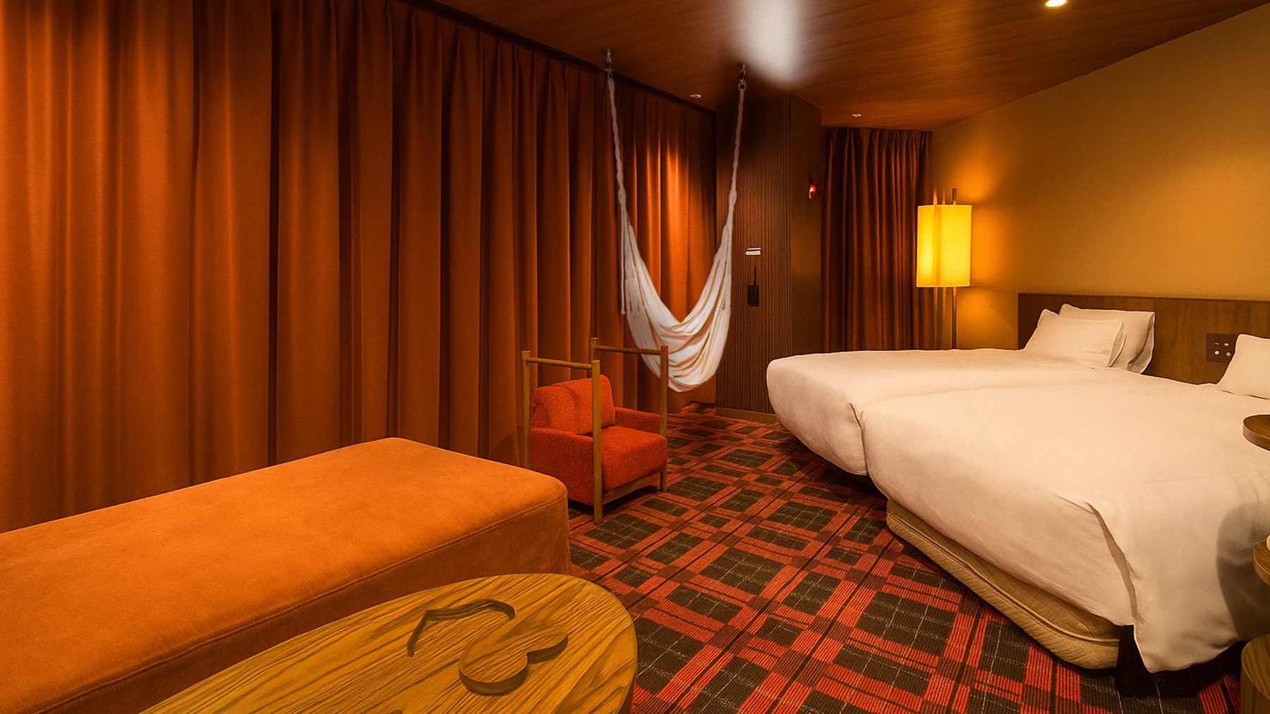 ２号館クラブROOMハンモック禁煙(ゲレンデビュー、リバービュー)