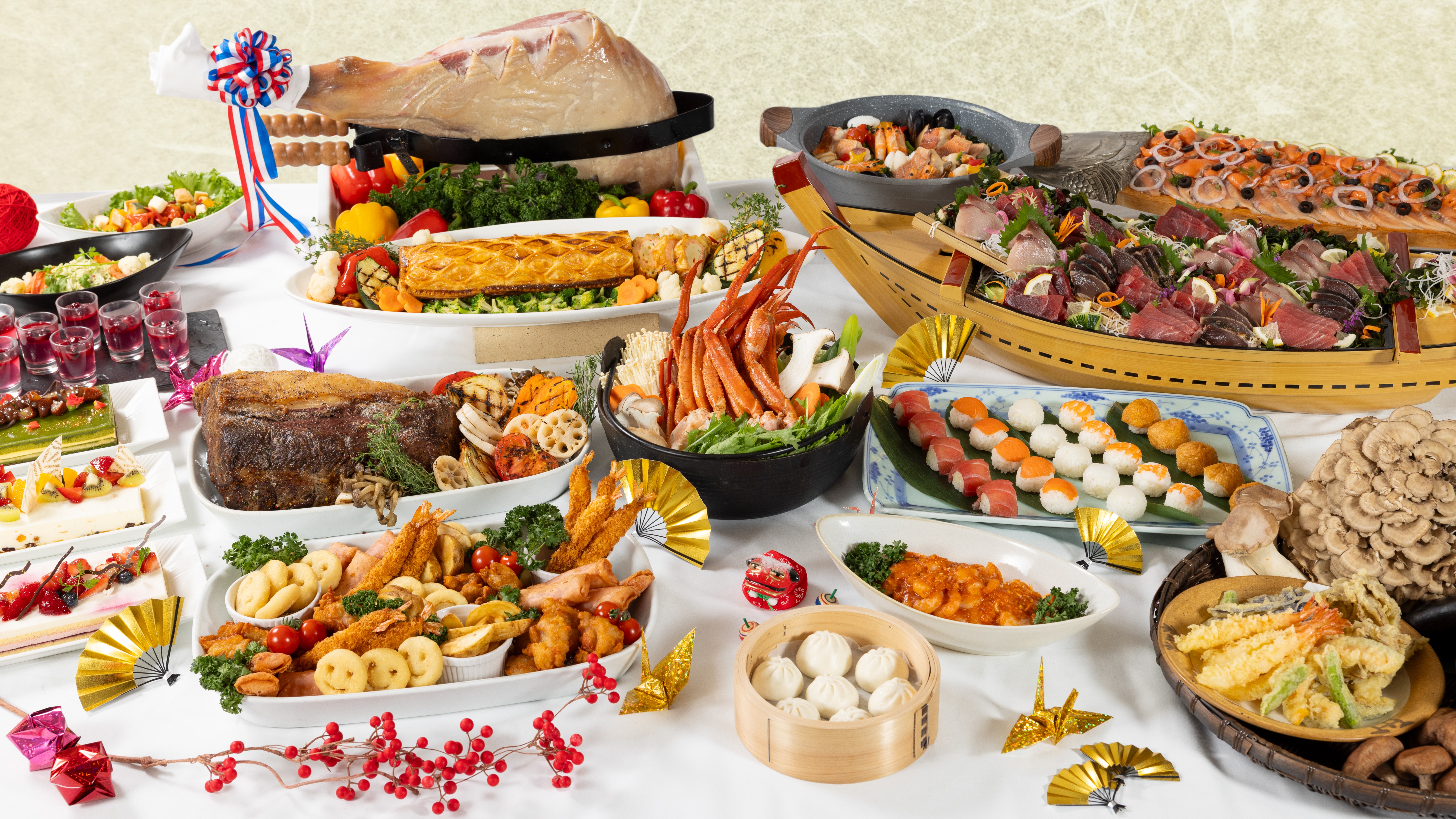 年末年始ブッフェ (イメージ) レストラン アゼリア