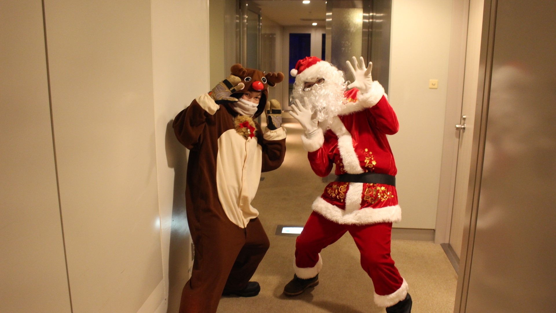 【2日間限定】サンタクロースがお部屋にXmasケーキ＆ドリンクをお届け★ご夕食バイキング