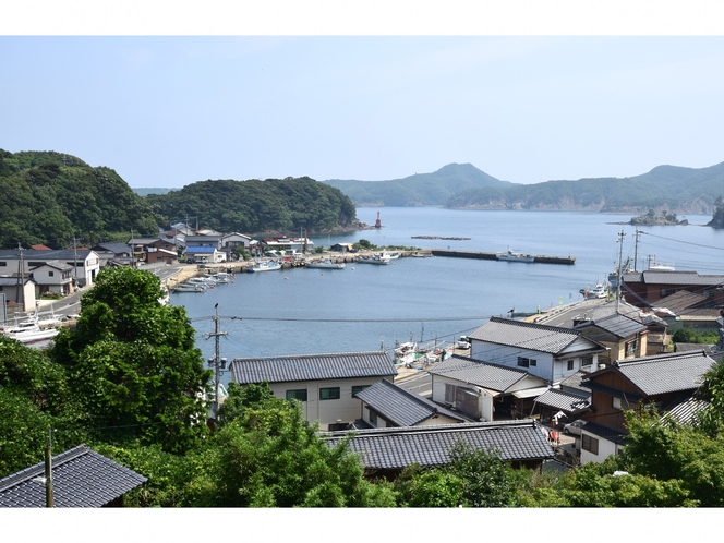 民宿周辺の全景