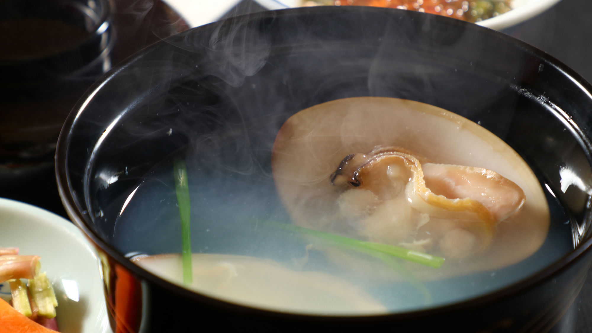 お食事◆夕食一例・蛤のお吸い物