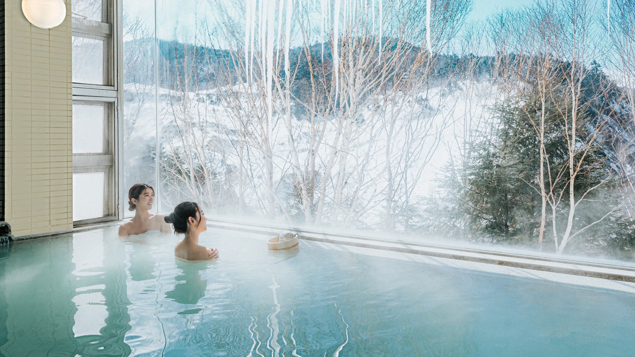 万座温泉で貸切雪見風呂を“粋”に楽しむ（夕朝食付き）