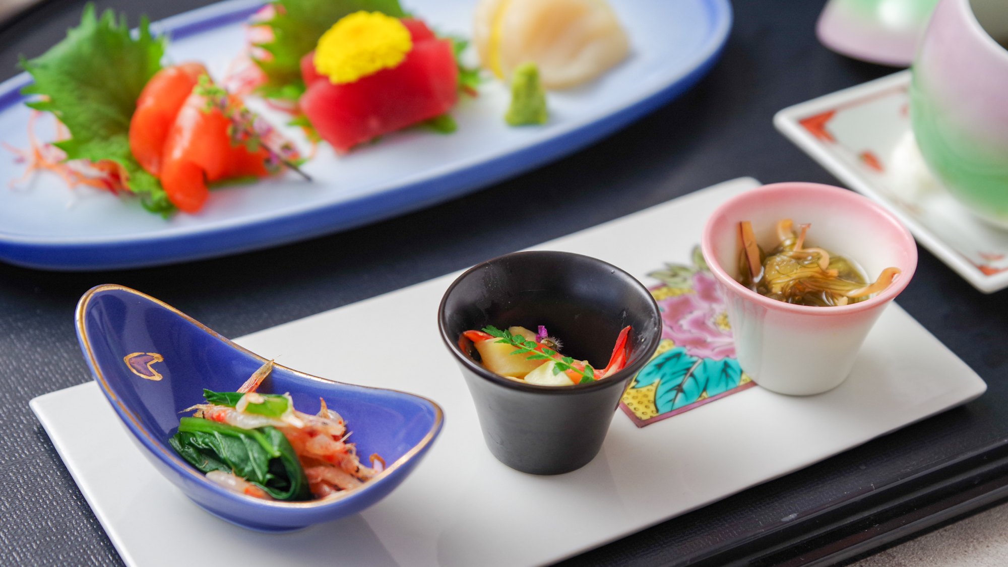 【万座会席】（4/4～）本日の先付け　3種