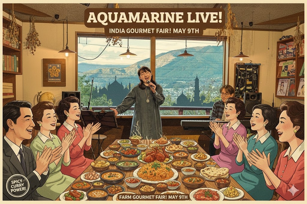 アクアマリンライブ ＋ インド料理フェア 音楽の感動をスパイスが引き立てる！南北インド・カレーの饗宴