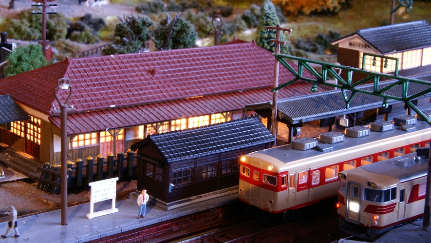 ●鉄道模型夕景