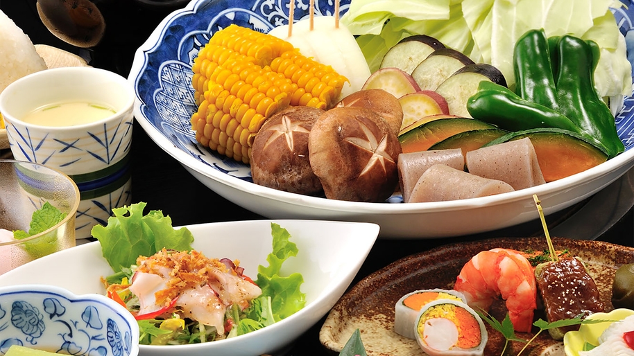 ★新名物かぼすブリ等の刺身盛り×A5ランク豊後牛焼き肉プラン