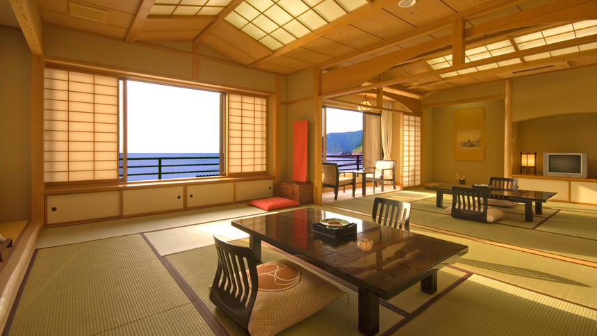 ★オーシャンビュー大部屋客室（10畳＋12畳）【禁煙】