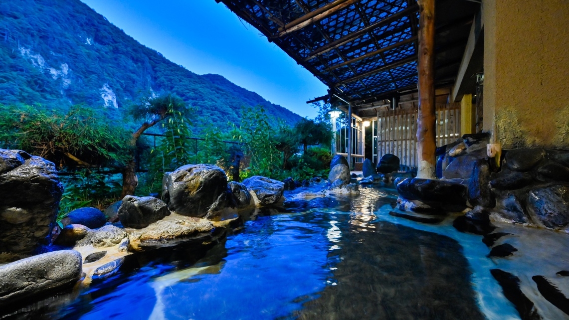 （メインを選べる）6種の湯めぐりと地元食材を愉しむ 1泊2食の旅 【会場食プラン】