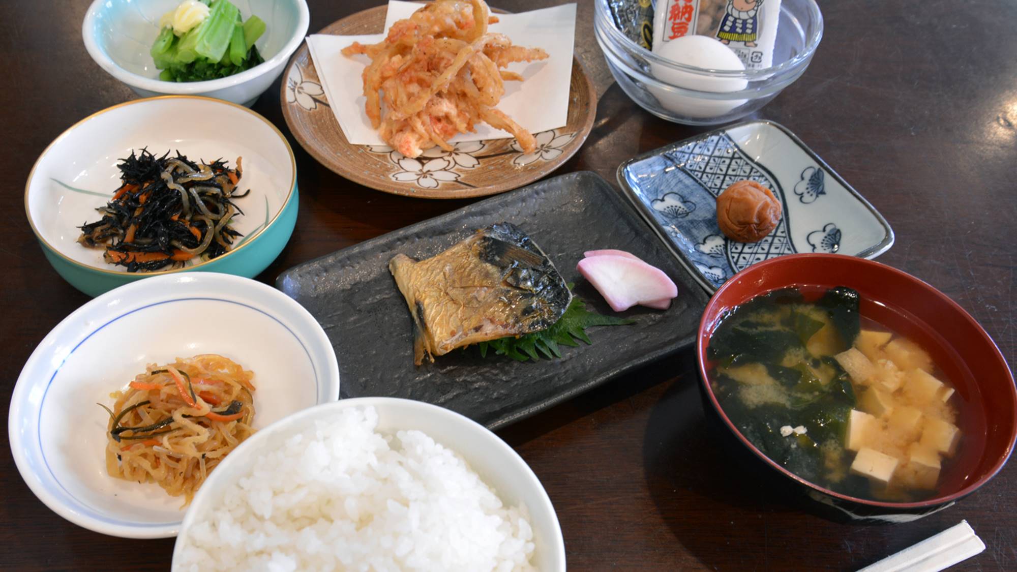 *ご朝食一例/栄養バランスの整った旅館の朝ごはん。