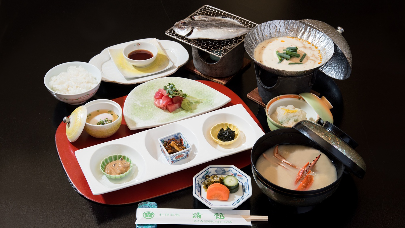 熱海温泉 料理旅館 渚館 潮騒感じる朝ごはん 絶景展望露天風呂でほっこり 朝食付き 楽天トラベル