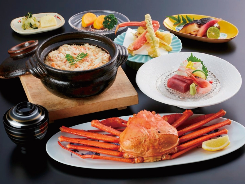 北海道産 大ずわい蟹会席付 宿泊プラン｜旬の味覚を贅沢に堪能（夕食付）