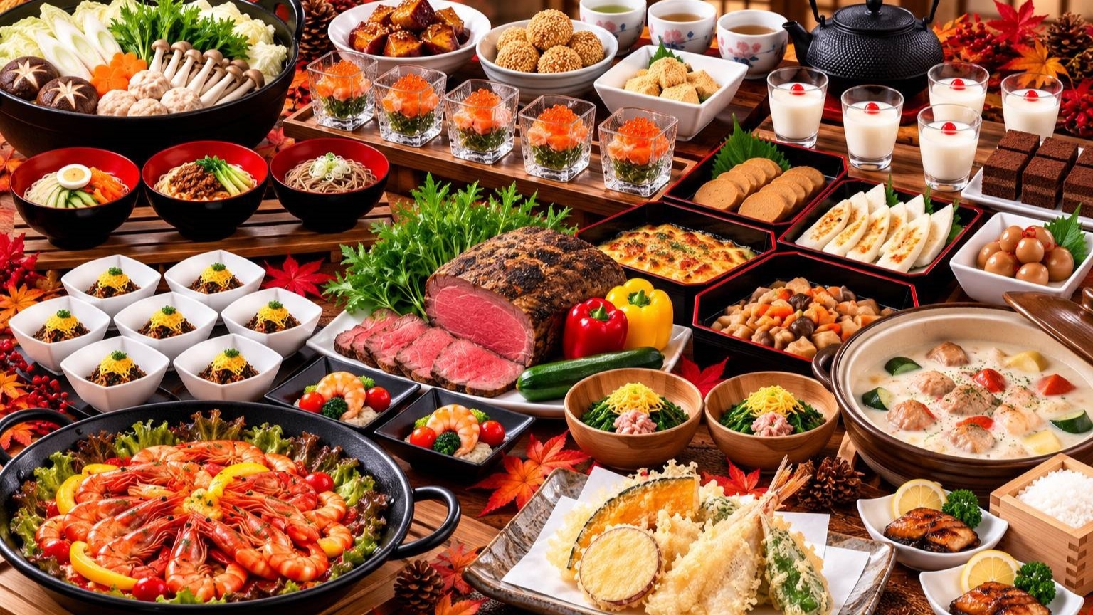 11/23〜12/5限定！蟹食べ放題×ローストビーフ！お部屋おまかせプラン　夕朝食付き