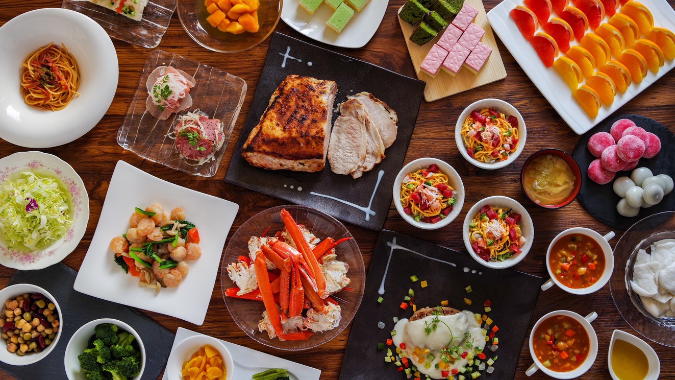 【お値打ちプラン】お部屋タイプはおまかせ♪ご夕食は和洋中ブッフェ＜夕朝食付き＞