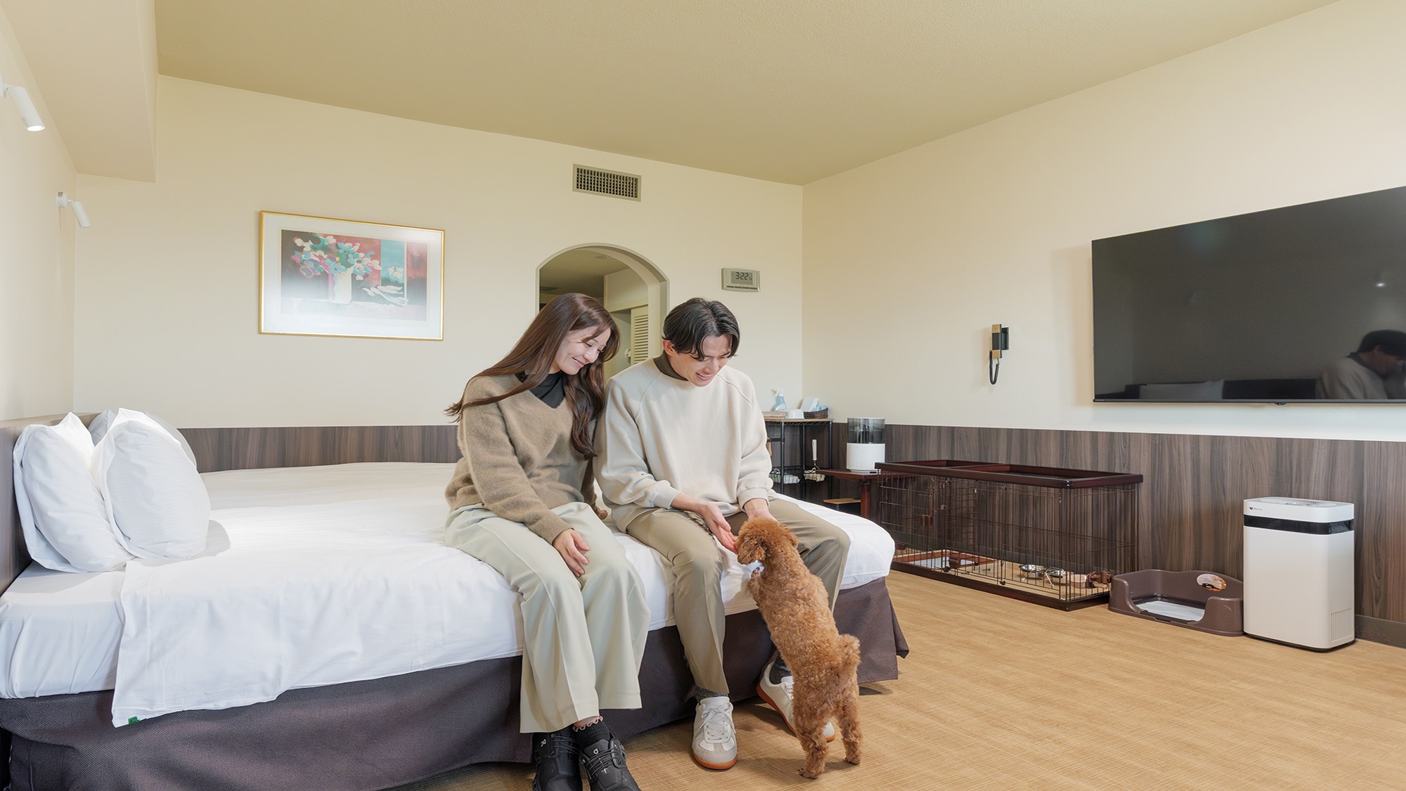 【ドッグフレンドリールーム】いちばんの贅沢は、 みんなで「のんびり」すること