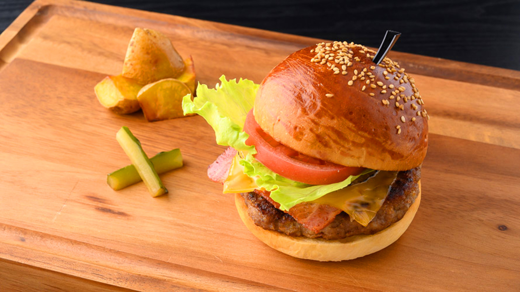 12階ランチ　Shin Furano PH バーガー