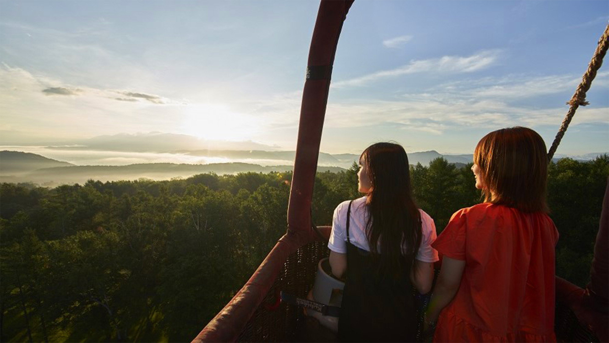 熱気球体験フライト