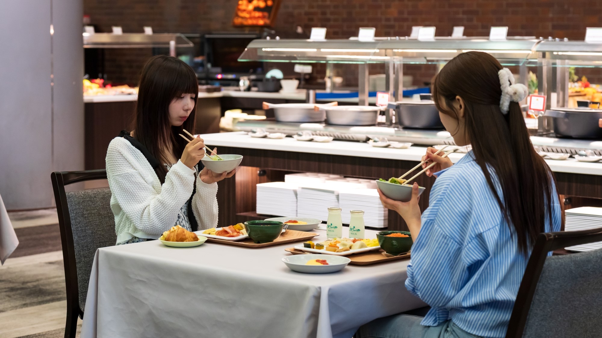 【朝食ブッフェ】「北海道のまん中で食べる朝ごはん」