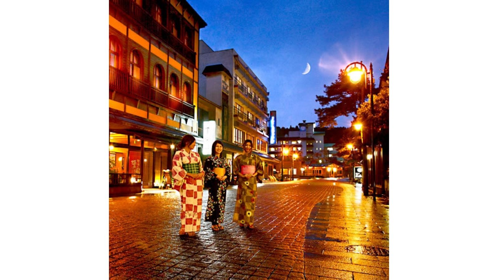 温泉街イメージ