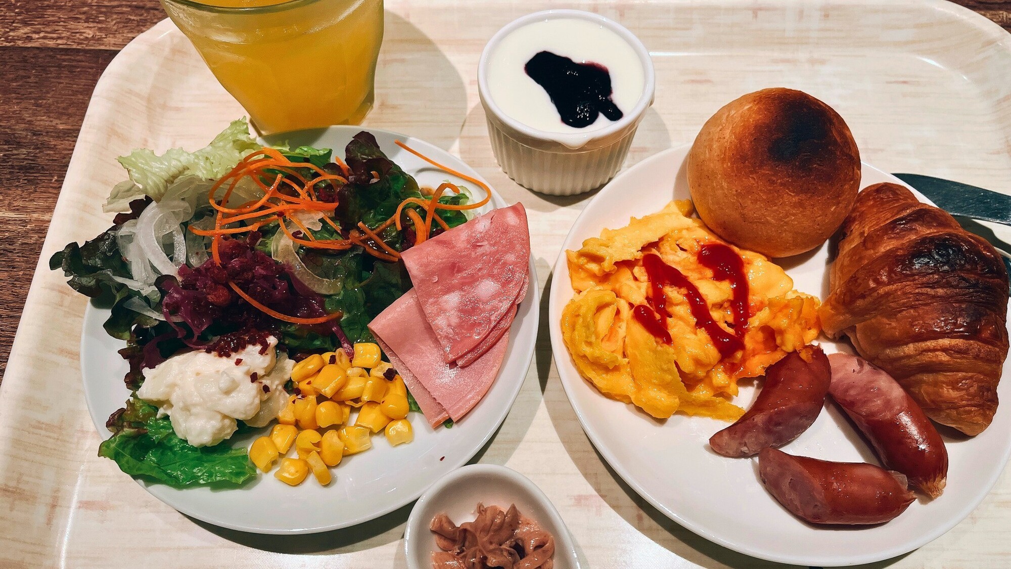 サラダも充実！