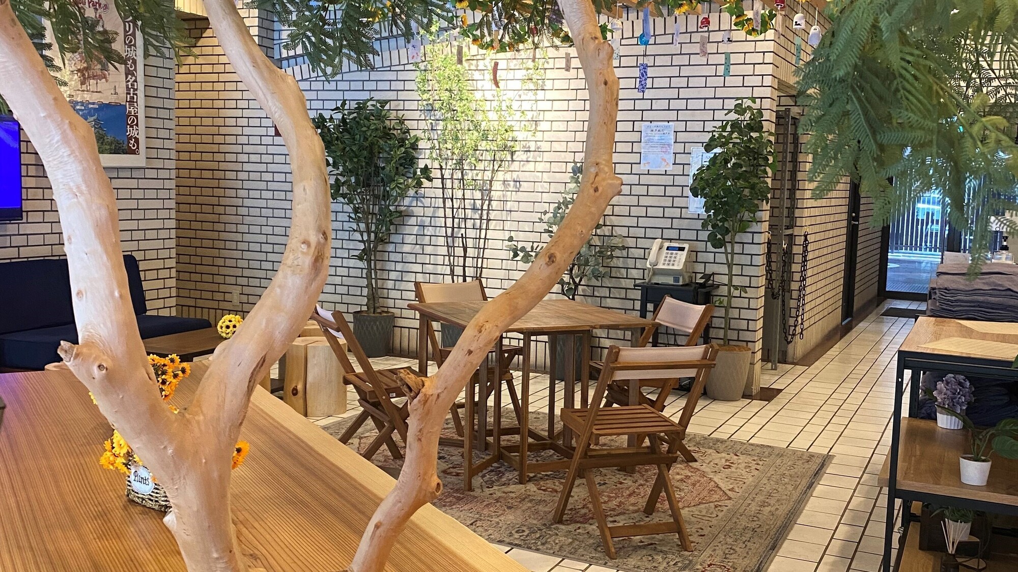 ロビー（夏の装飾）