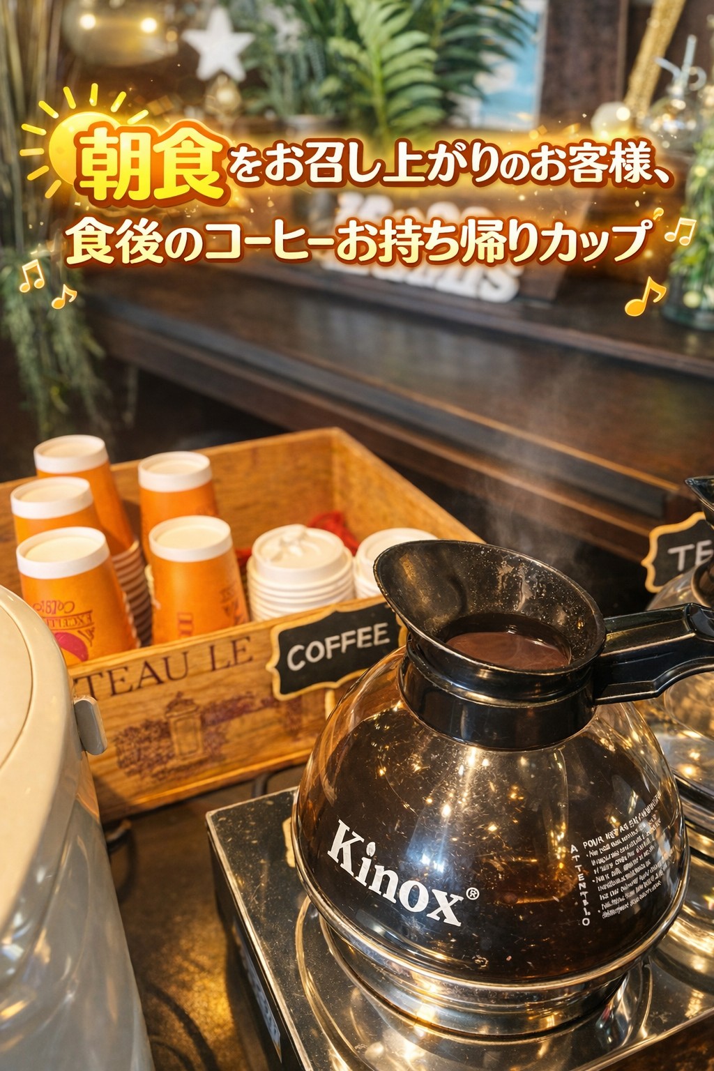 御朝食お召し上がりになったお客様限定