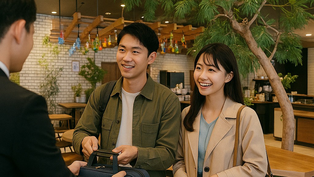 お荷物のお預かりOK