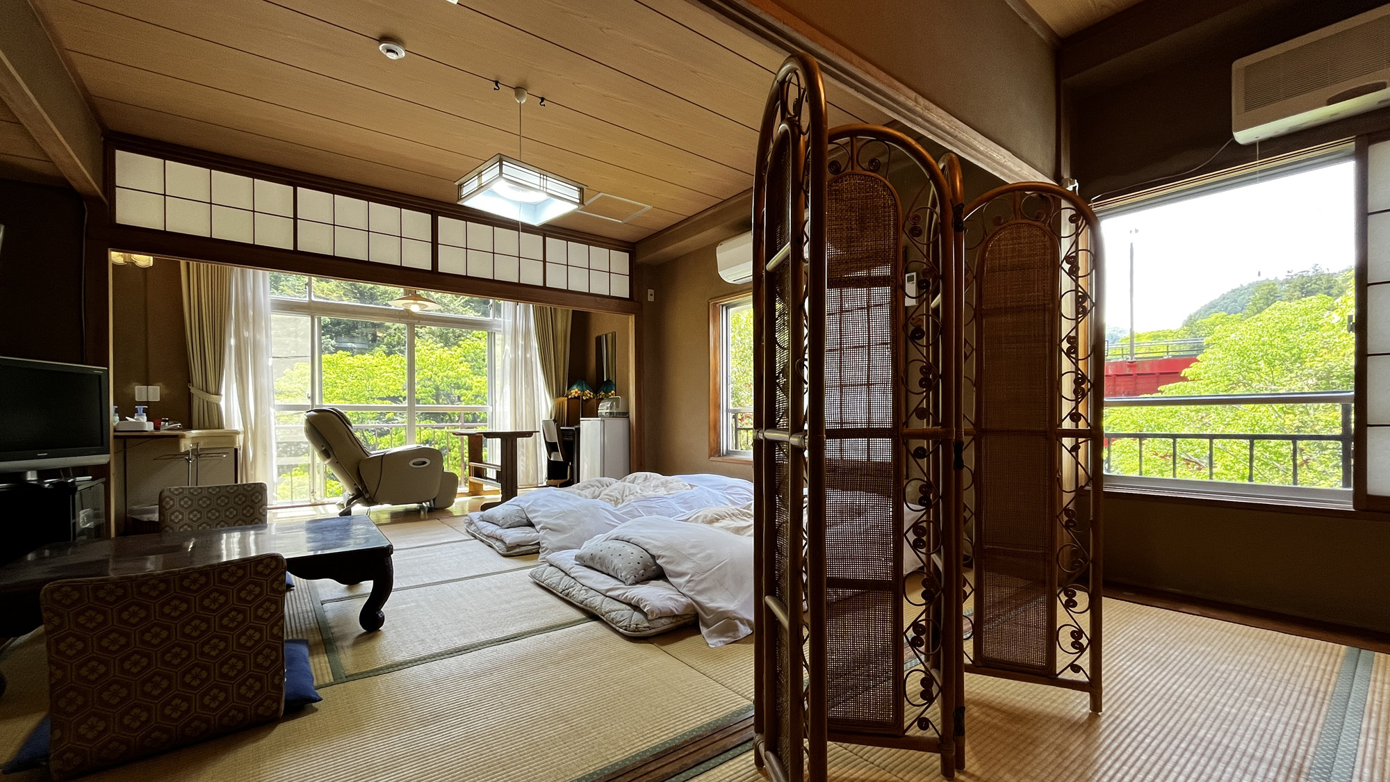 2-5名◆12畳和室：和室12畳タイプのお部屋「藤」。お布団は事前敷きいたします*