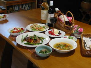 和洋折衷コース料理