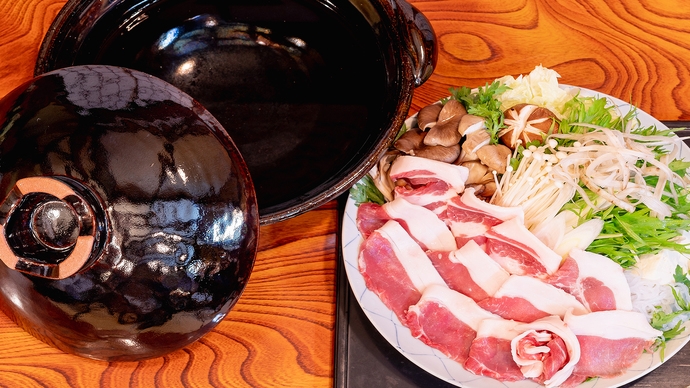 ガッツリ肉増しプラン〜牡丹鍋のお肉1.5倍増量！！