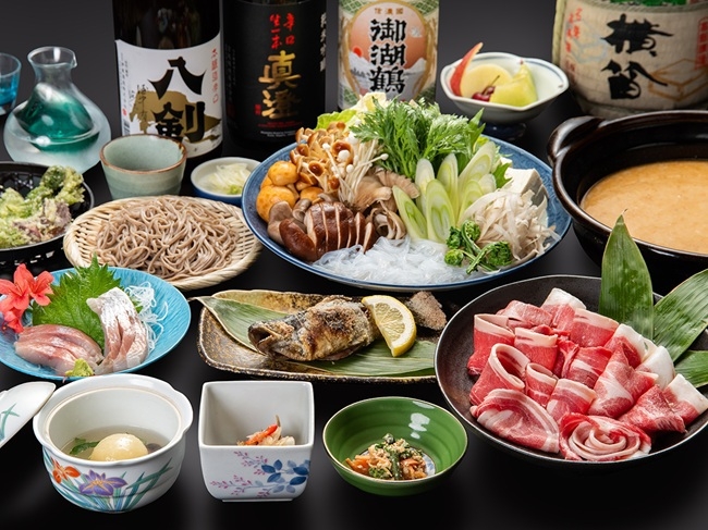 信州蓼科高原　ジビエ猪肉増量2倍ガッツリプラン　貸切風呂無料