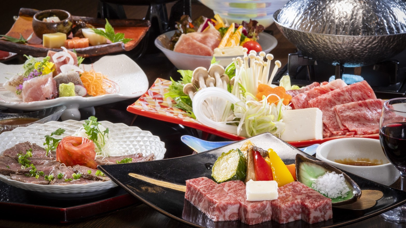 【相州牛三昧会席膳】神奈川ブランドビーフを満喫！夕朝食食事処プラン★夕食時飲み放題付！