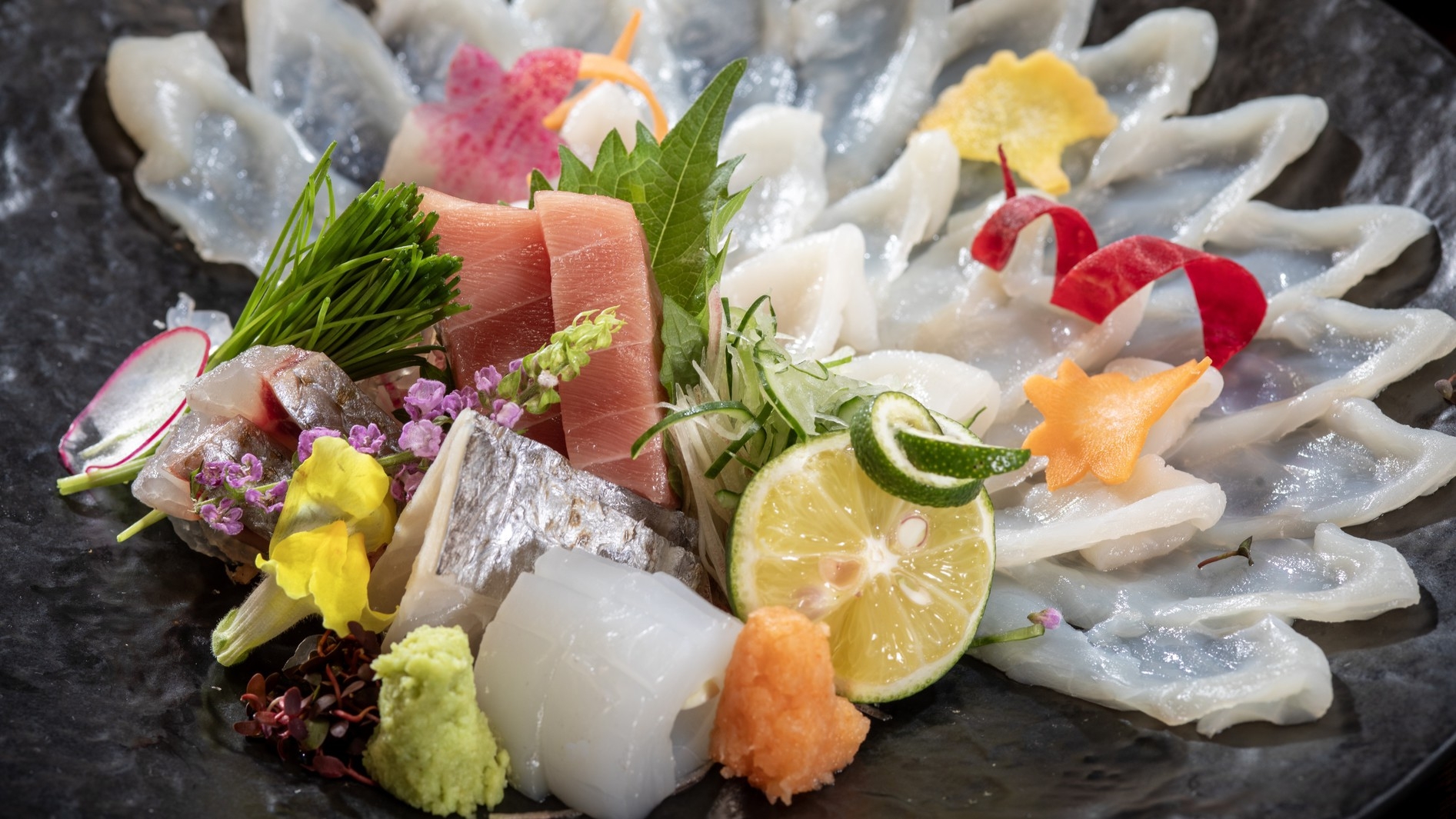 【下関直送とらふぐと美食の饗宴】とらふぐ・本鮪・金目鯛・相州牛が織りなす至福の味わい♪レストラン食