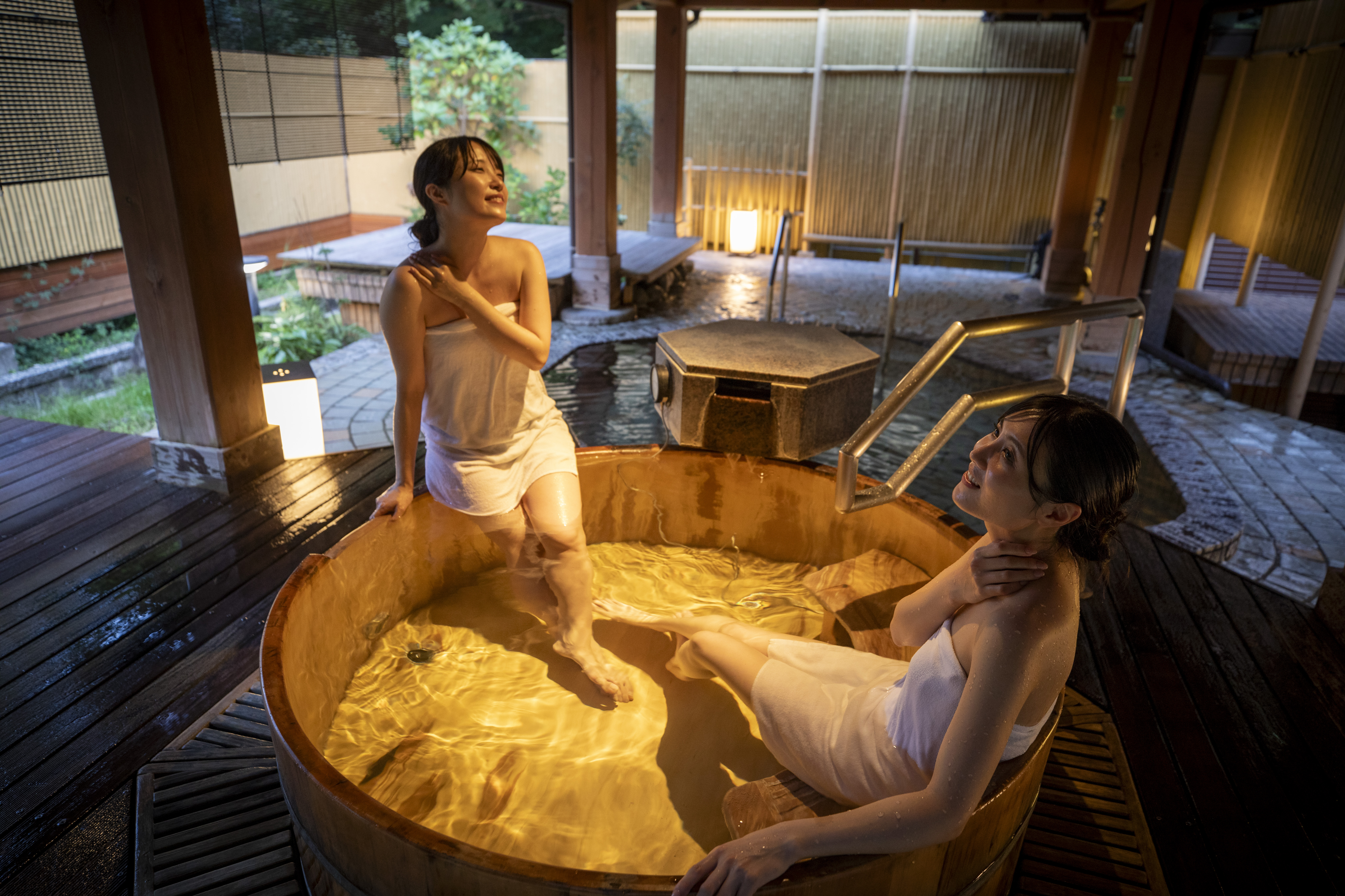 【いちの湯】露天風呂