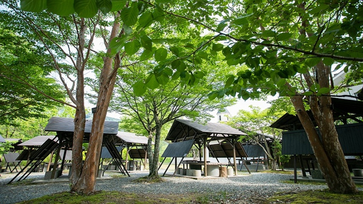 【森と水のあそび】手ぶらで贅沢バーベキュー！海の幸・山の幸たっぷり！★アウトドアも温泉も満喫♪