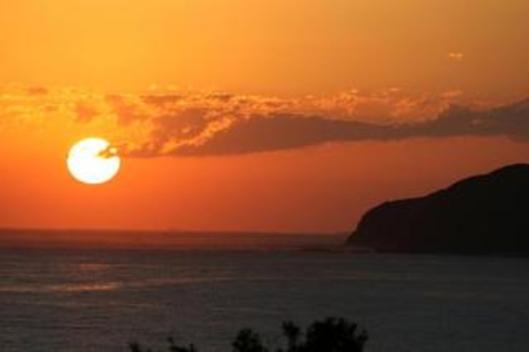 千尋岬と夕日２