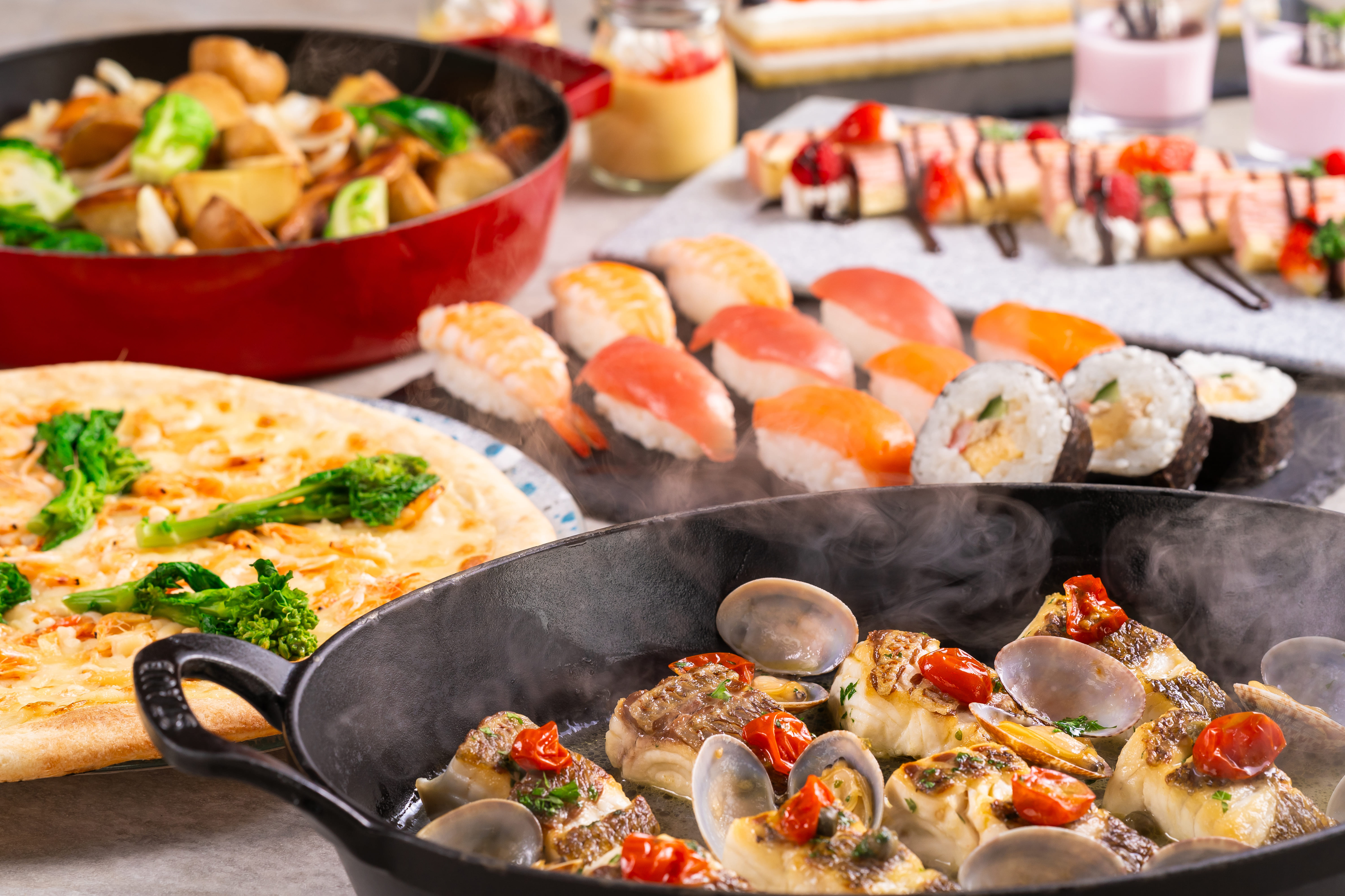 ディナービュッフェ（春メニュー）