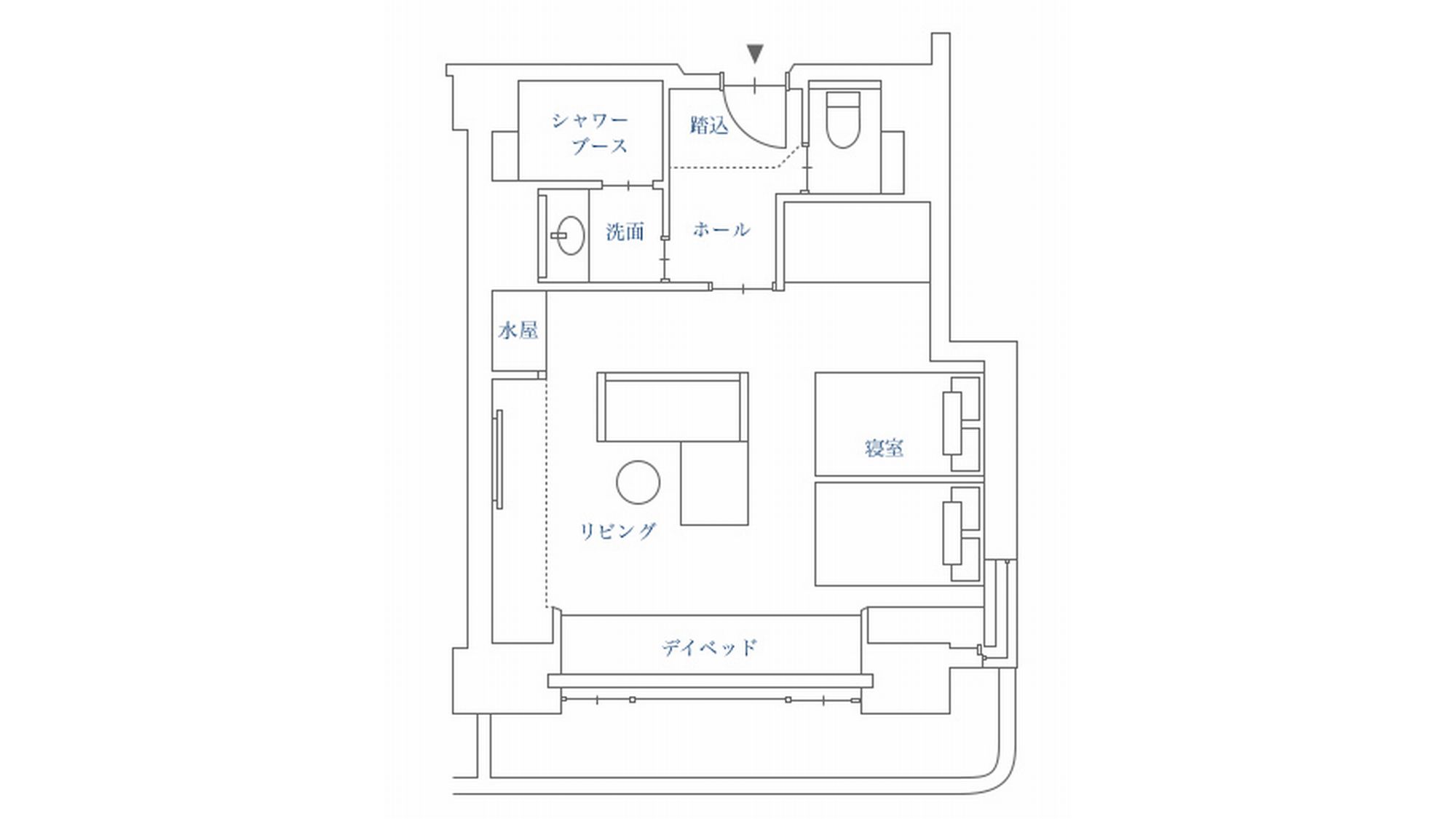 和モダン和洋室　『青波』